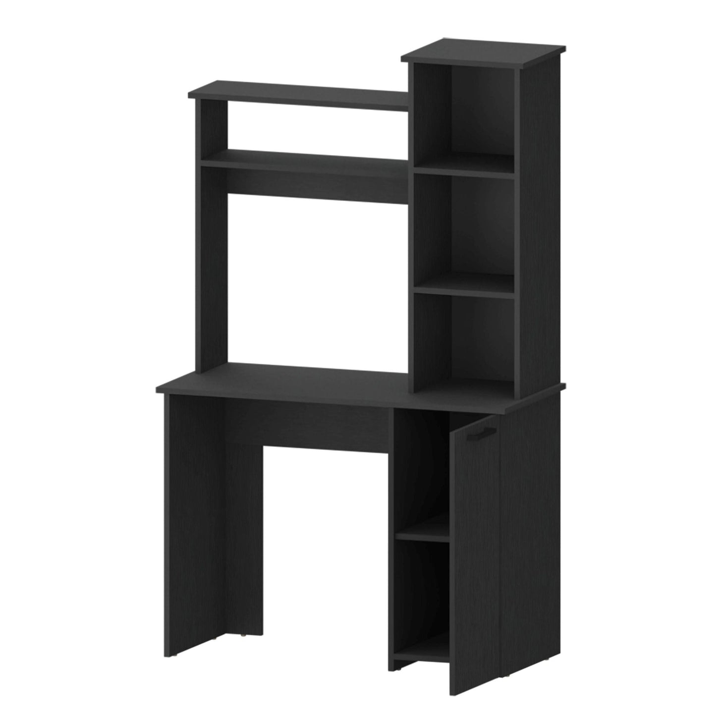Rumford Computer Desk with Hutch and 3-Tier Storage Shelves image 9