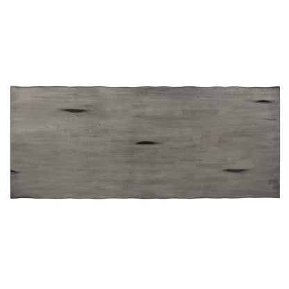 Rustic Look Distressed Gray Finish 1pc Counter Height Dining Table Solid Rubberwood Kitchen Dining Furniture image 3