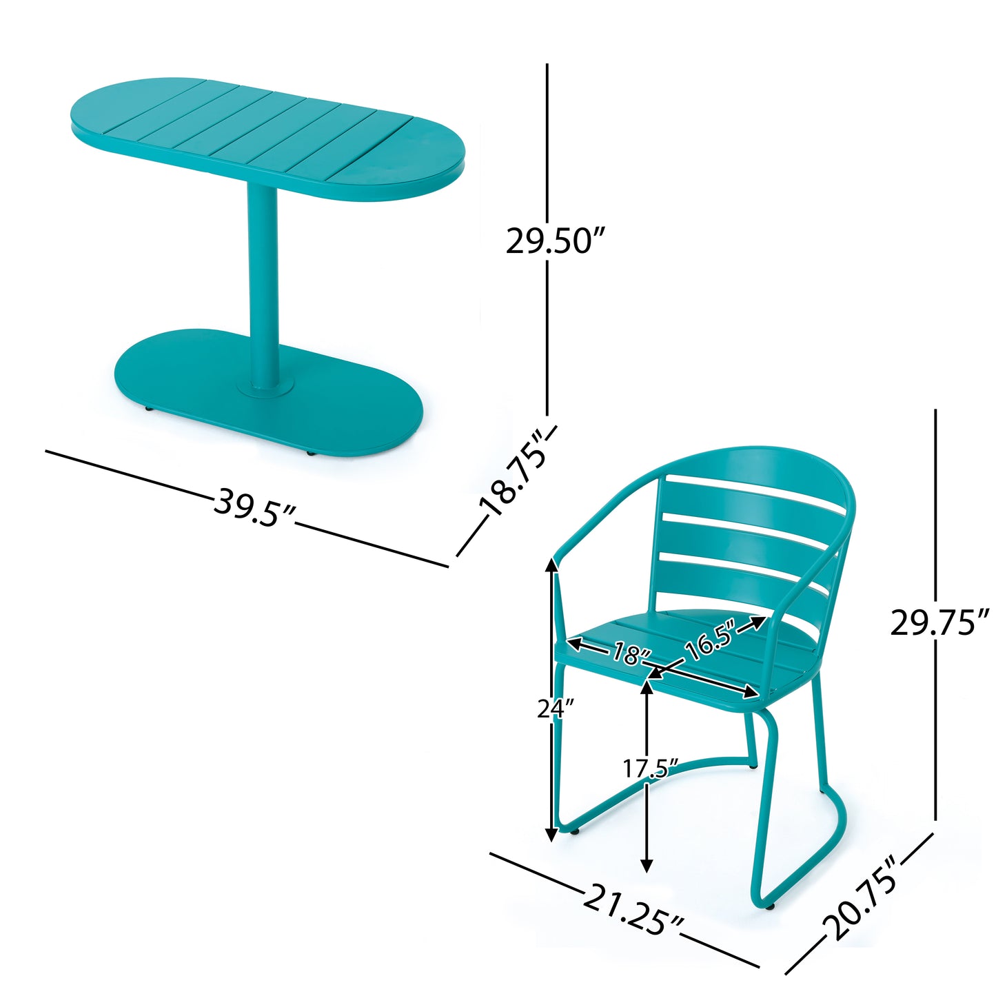 SANTA MONICA BISTRO SET image 4