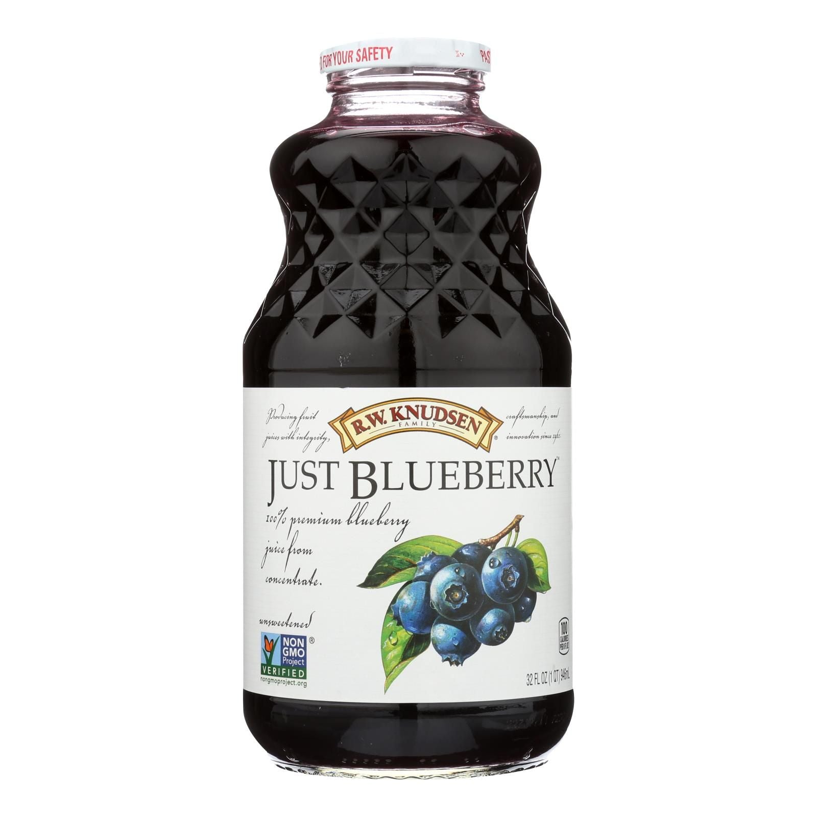 R.w. Knudsen - Juice - Just Blueberry - Case Of 6 - 32 Fl Oz image 1