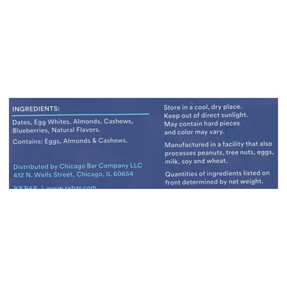 Rxbar - Protein Bar - Blueberry - Case Of 12 - 1.83 Oz. image 1