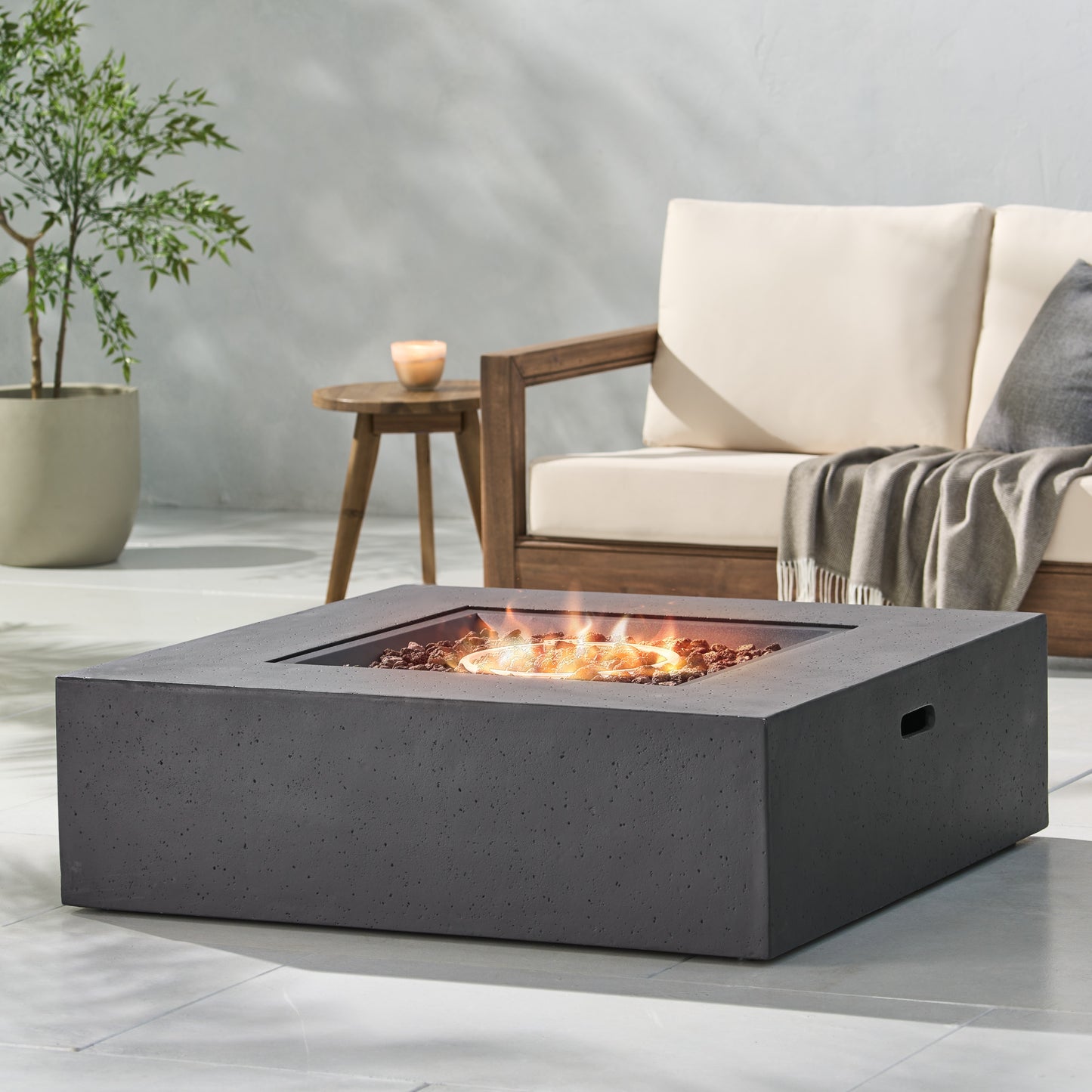 50 000 BTU SQUARE MGO FIRE TABLE (Tank Cover not Included) image 1