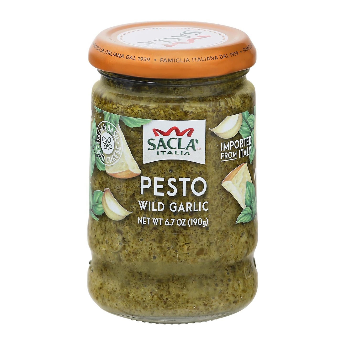 Sacla - Pesto Wild Garlic - Case Of 6 - 6.7 Oz image 1