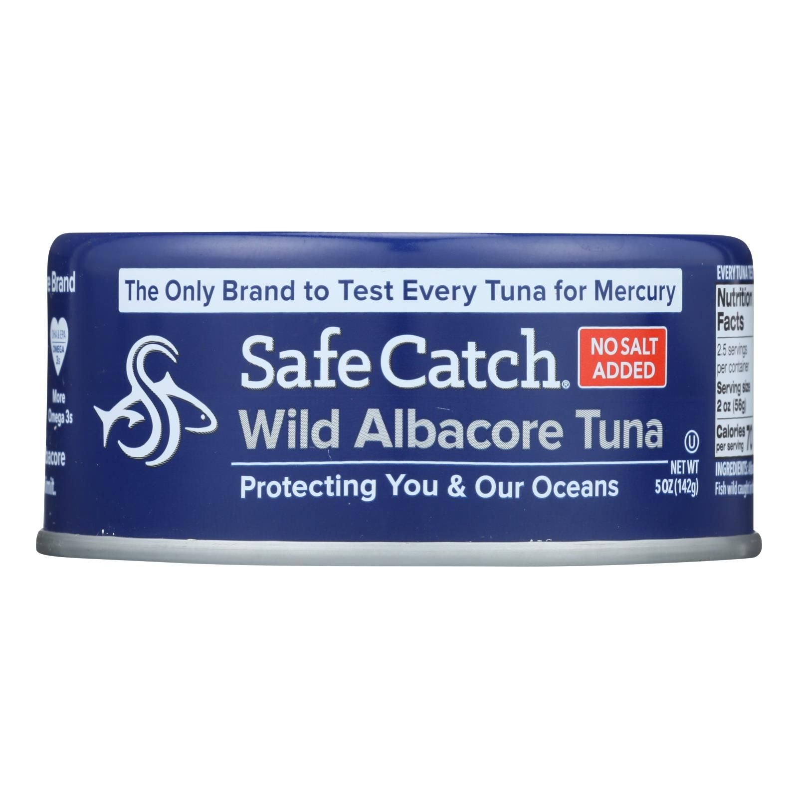 Safe Catch Wild Albacora Tuna - Case Of 12 - 5 Oz image 1