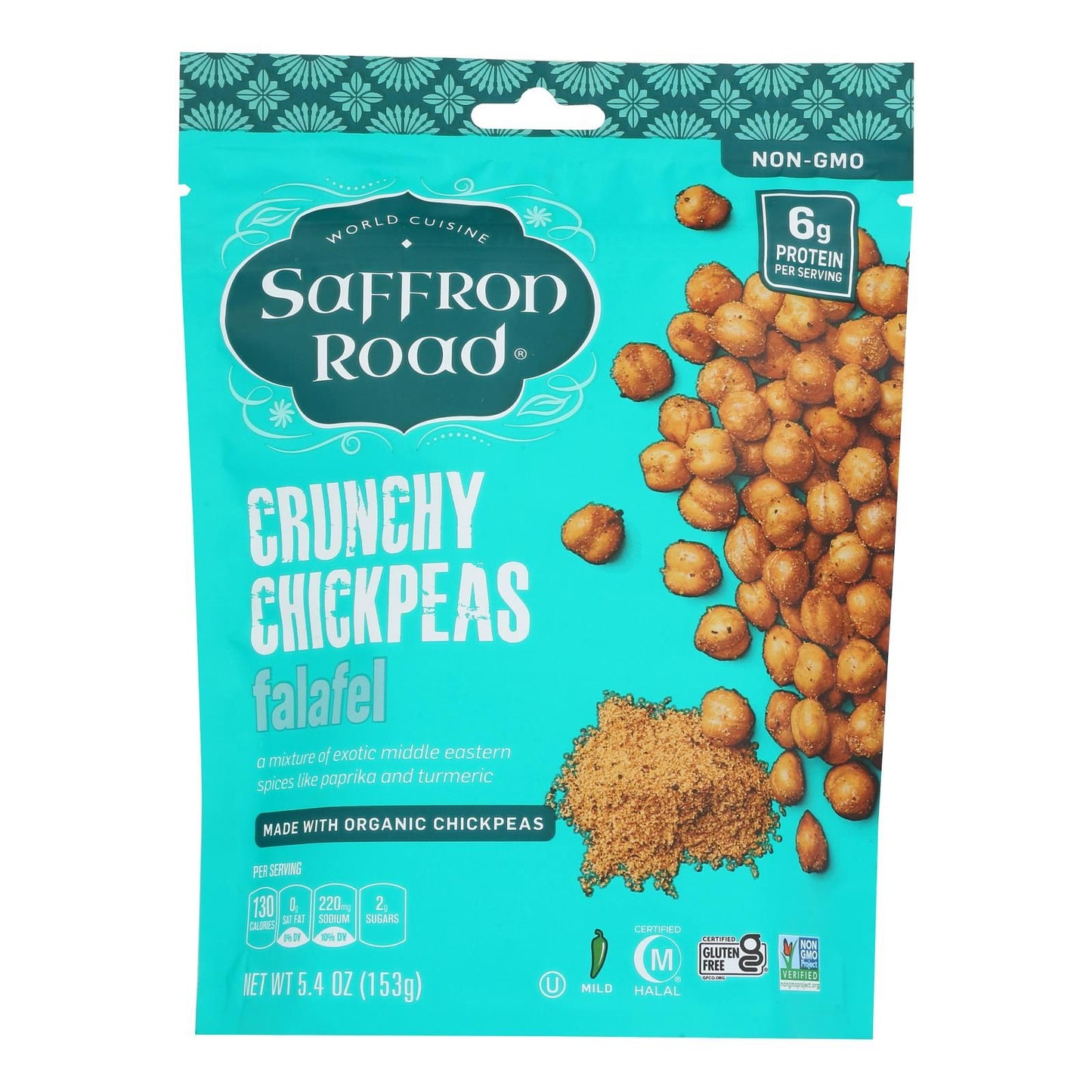 Saffron Road - Chchp Crnchy Falafel - Case Of 6-5.4 Oz image 1