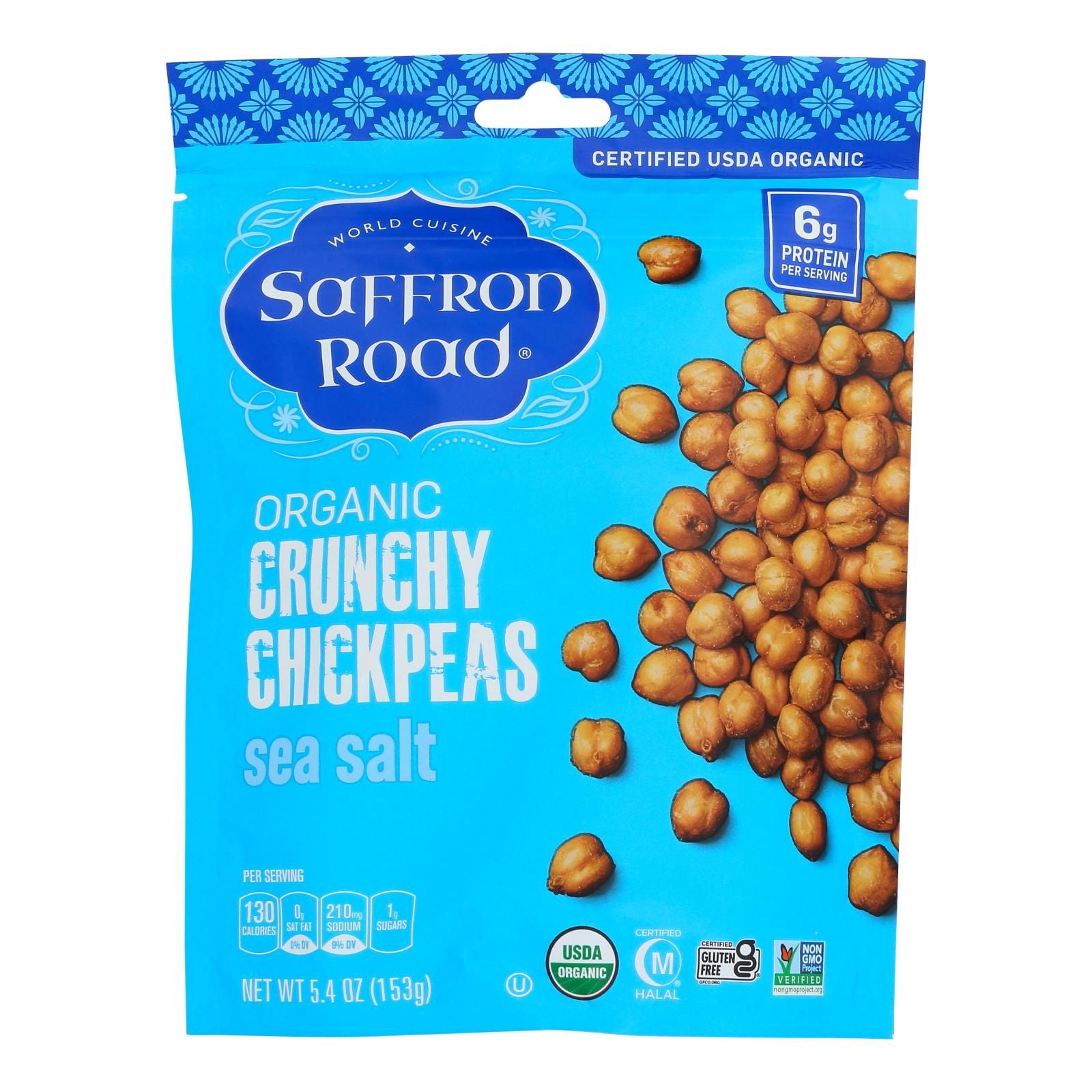 Saffron Road - Chckp Crnchy Sea Salt - Case Of 6-5.4 Oz image 1