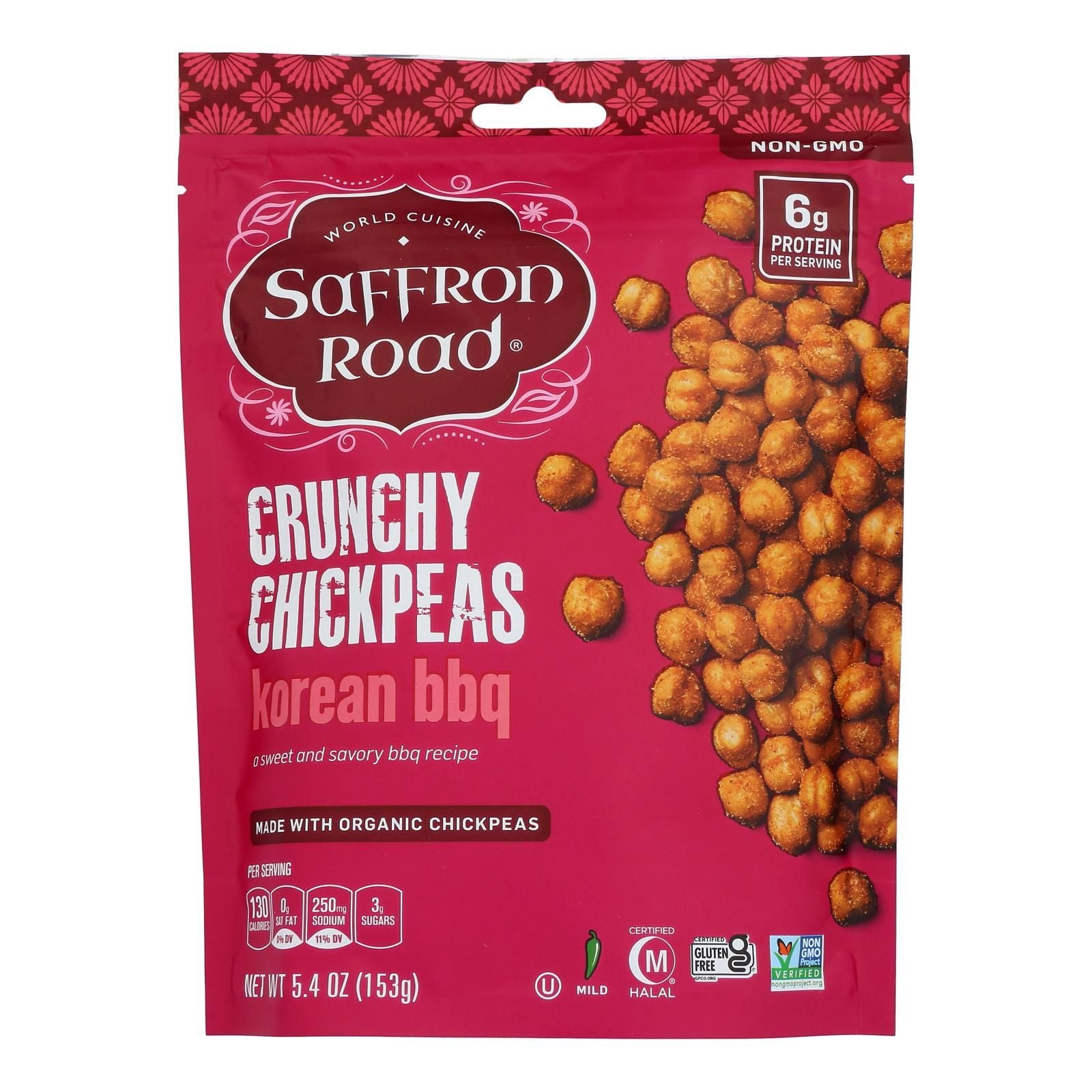 Saffron Road - Chckp Korean Bbq - Case Of 6-5.4 Oz image 1