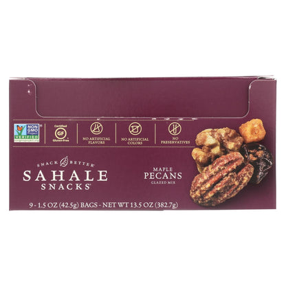 Sahale Snacks Maple Pecans Glazed Mix - Case Of 9 - 1.5 Oz image 1