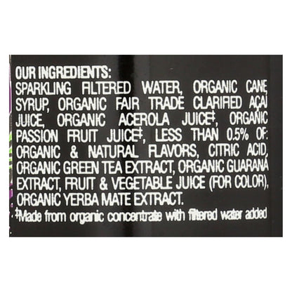 Sambazon Organic Amazon Energy Drink - Jungle Love - Case Of 12 - 12 Fl Oz image 2