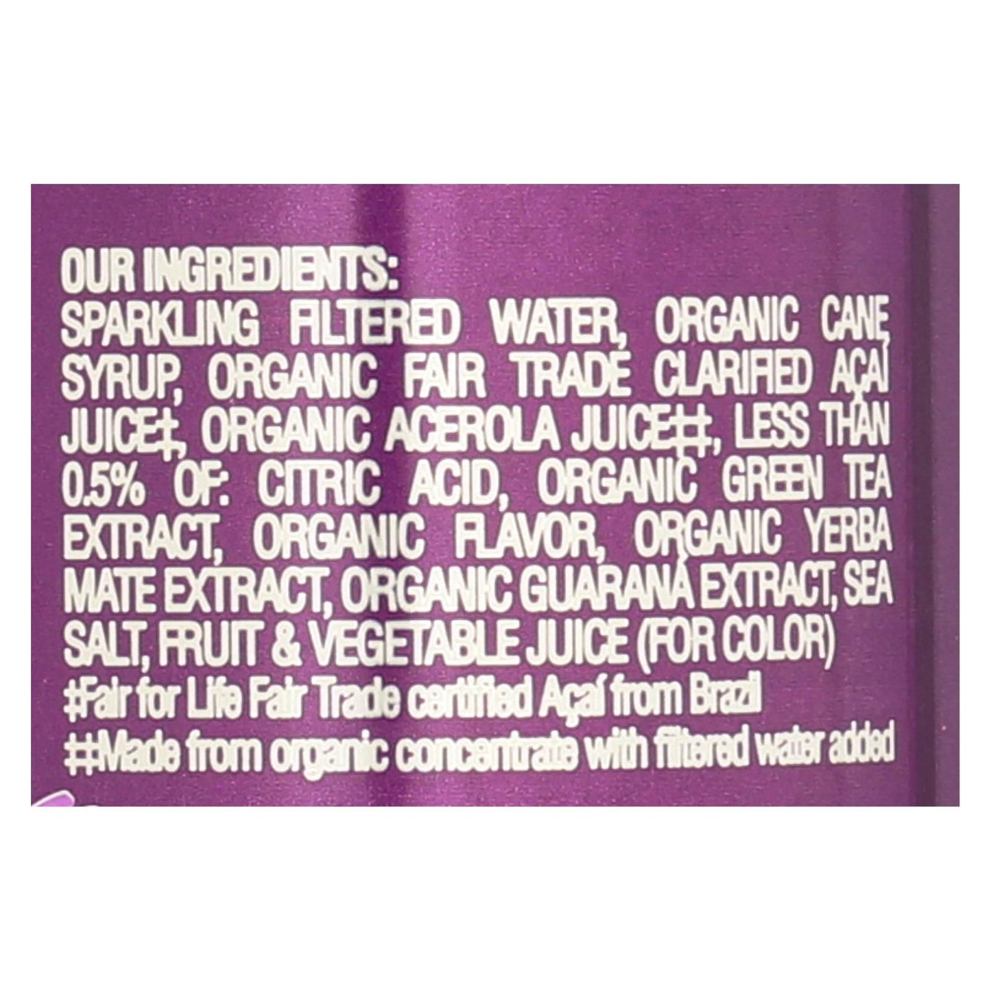 Sambazon Organic Amazon Energy Drink - Original - Case Of 12 - 12 Fl Oz image 2