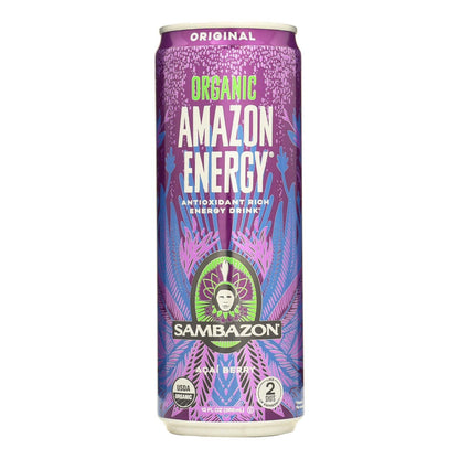 Sambazon Organic Amazon Energy Drink - Original - Case Of 12 - 12 Fl Oz image 1