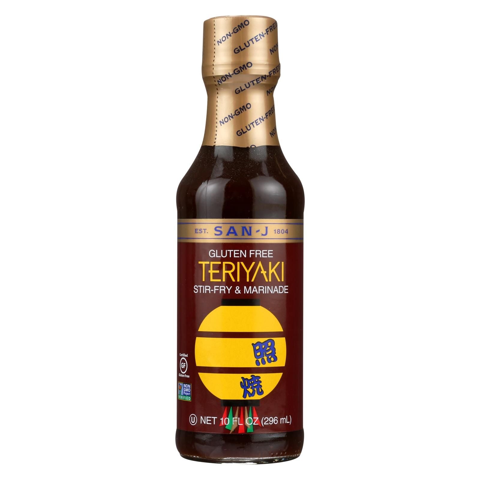 San - J Asian Cooking Sauce - Teriyaki - Case Of 6 - 10 Fl Oz. image 1