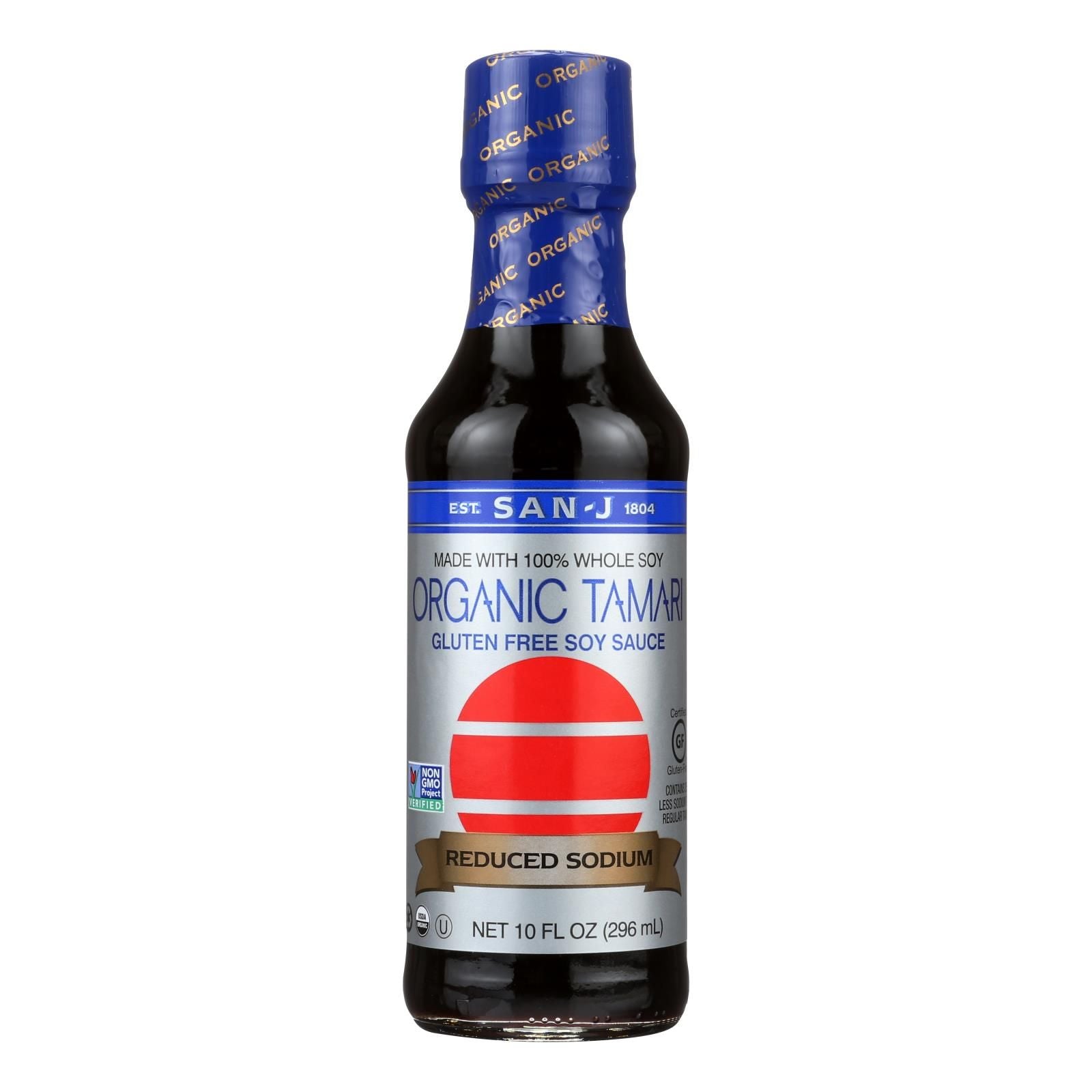 San - J Tamari Soy Sauce - Organic - Case Of 6 - 10 Fl Oz. image 2
