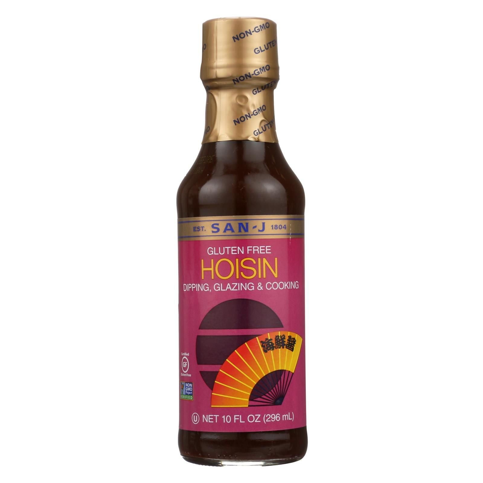 San-j Sauce - Hoisin - Gluten Free - Case Of 6 - 10 Fl Oz image 1