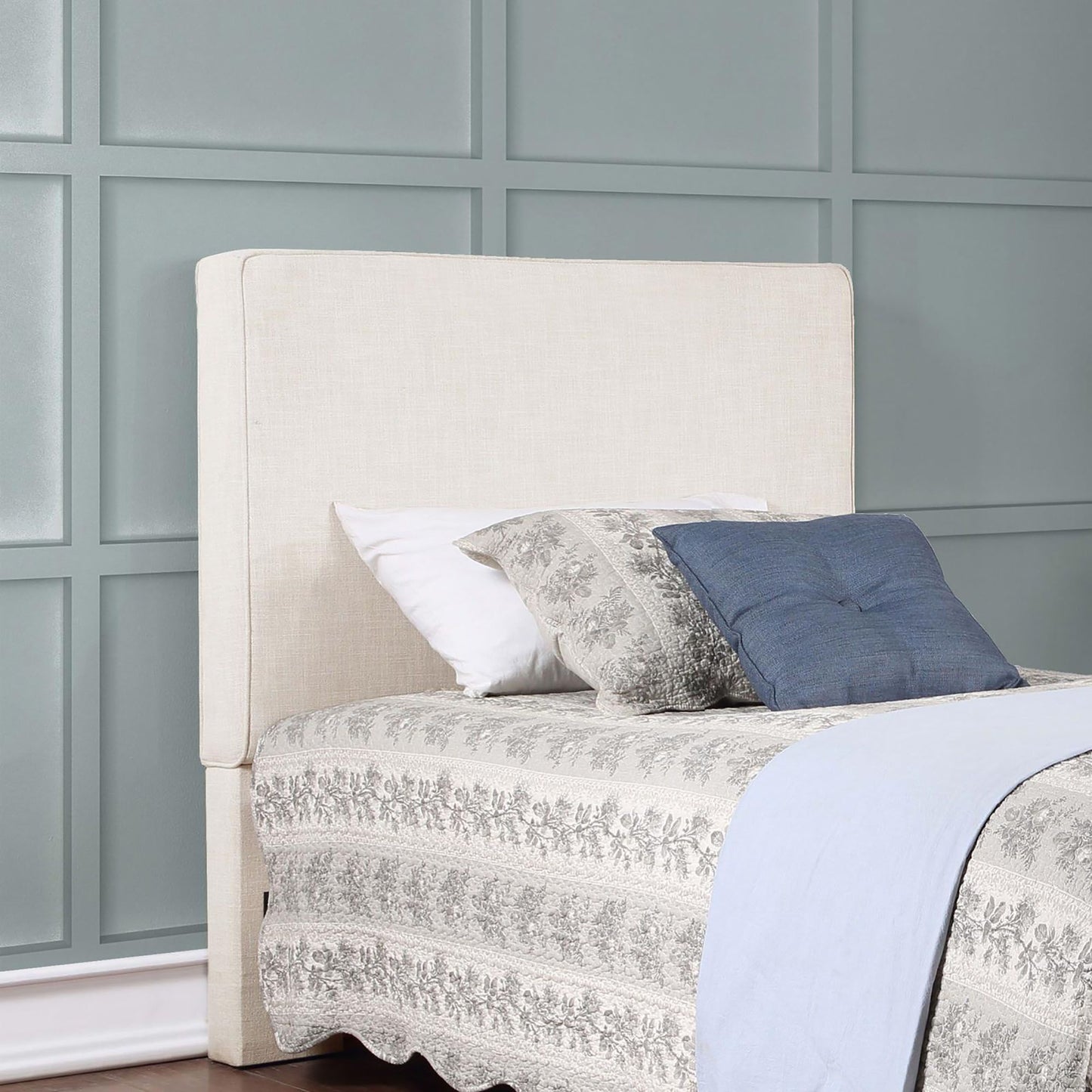 Sand Headboard with Self-Welt Details image 1