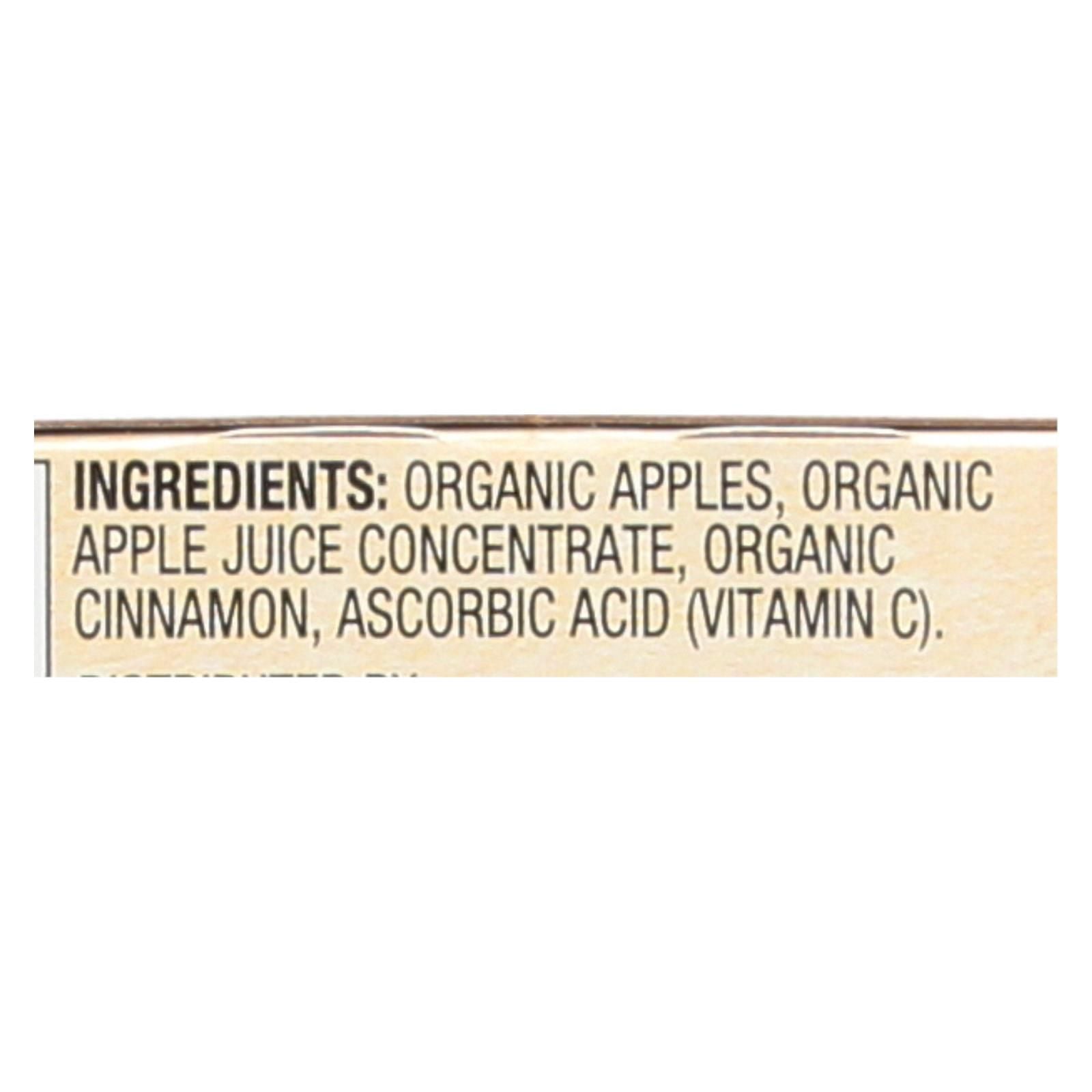 Santa Cruz Organic Apple Sauce - Cinnamon - Case Of 12 - 4 Oz. image 2