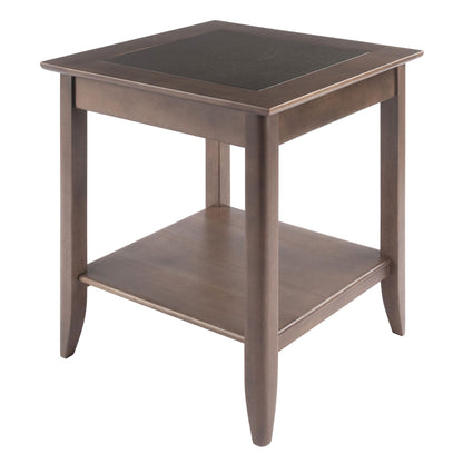 Santino Accent Table; Oyster Gray image 1