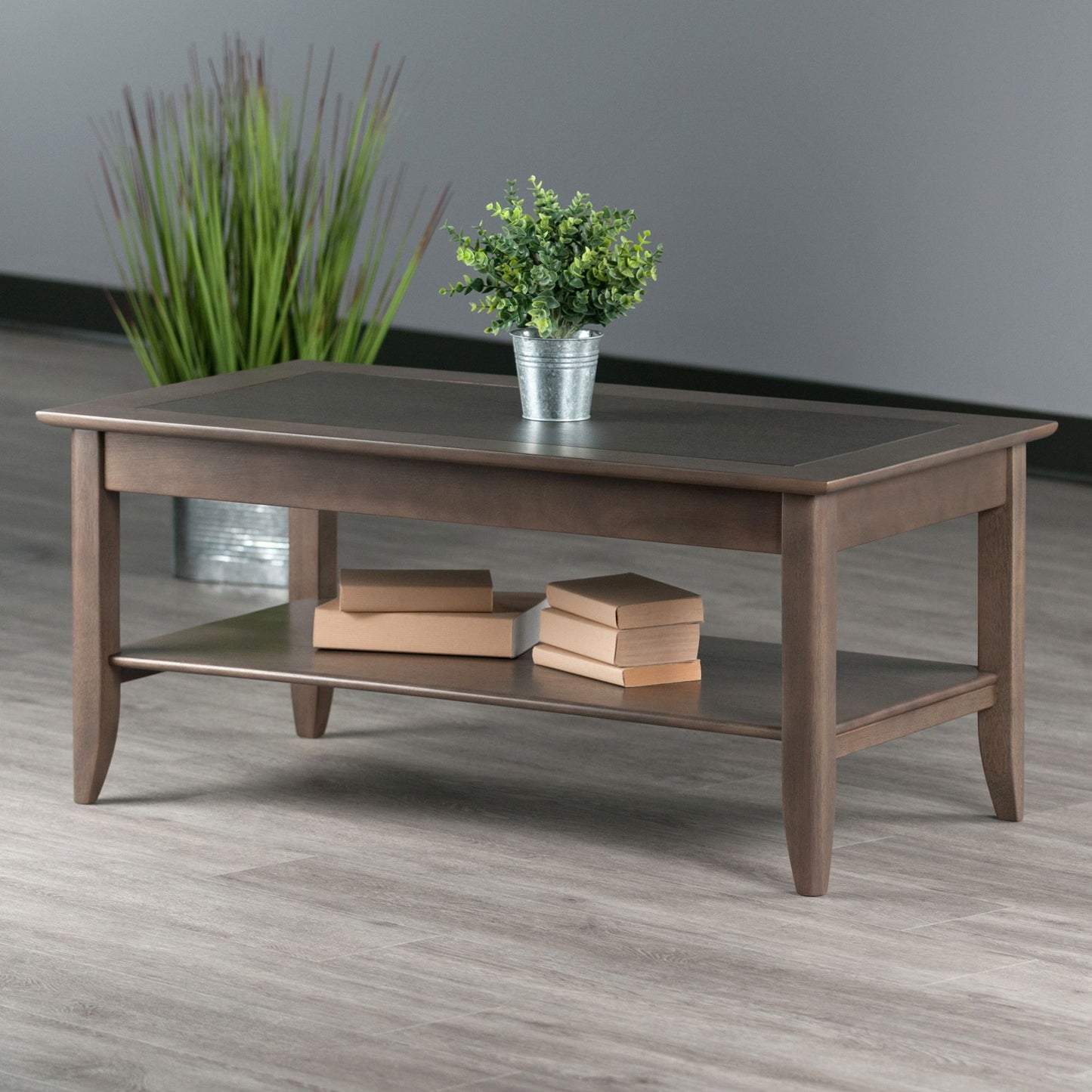 Santino Coffee Table; Oyster Gray image 4