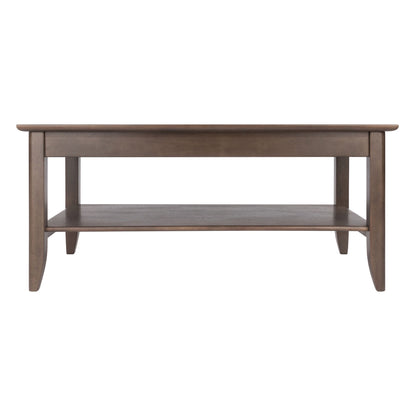 Santino Coffee Table; Oyster Gray image 6
