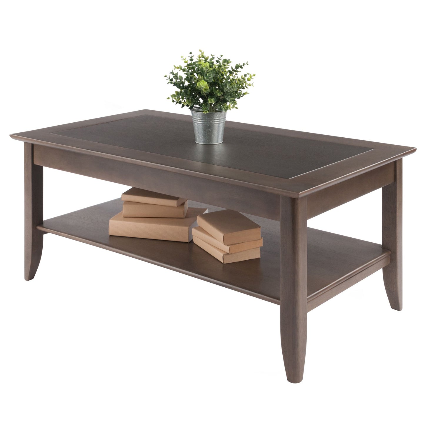 Santino Coffee Table; Oyster Gray image 2