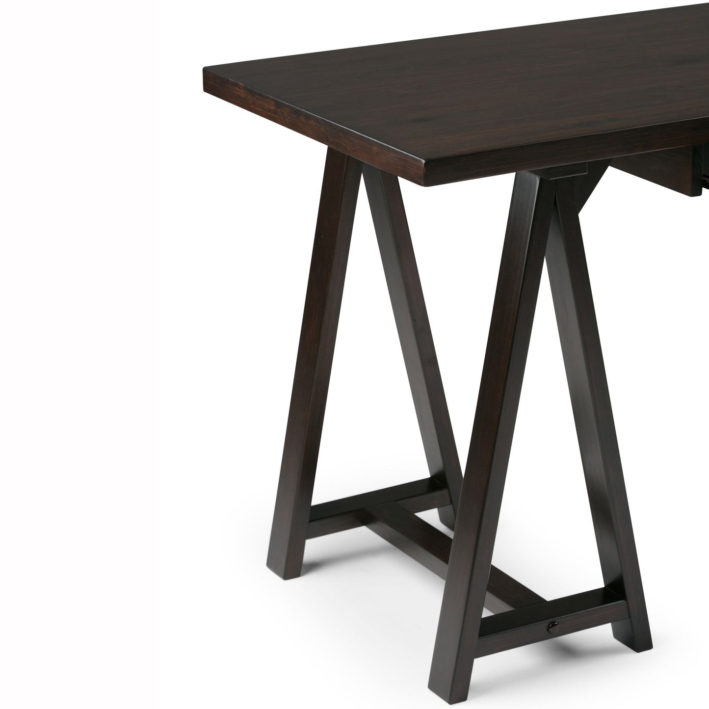 Sawhorse - Desk - Dark Chestnut Brown image 2