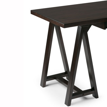 Sawhorse - Desk - Dark Chestnut Brown image 2