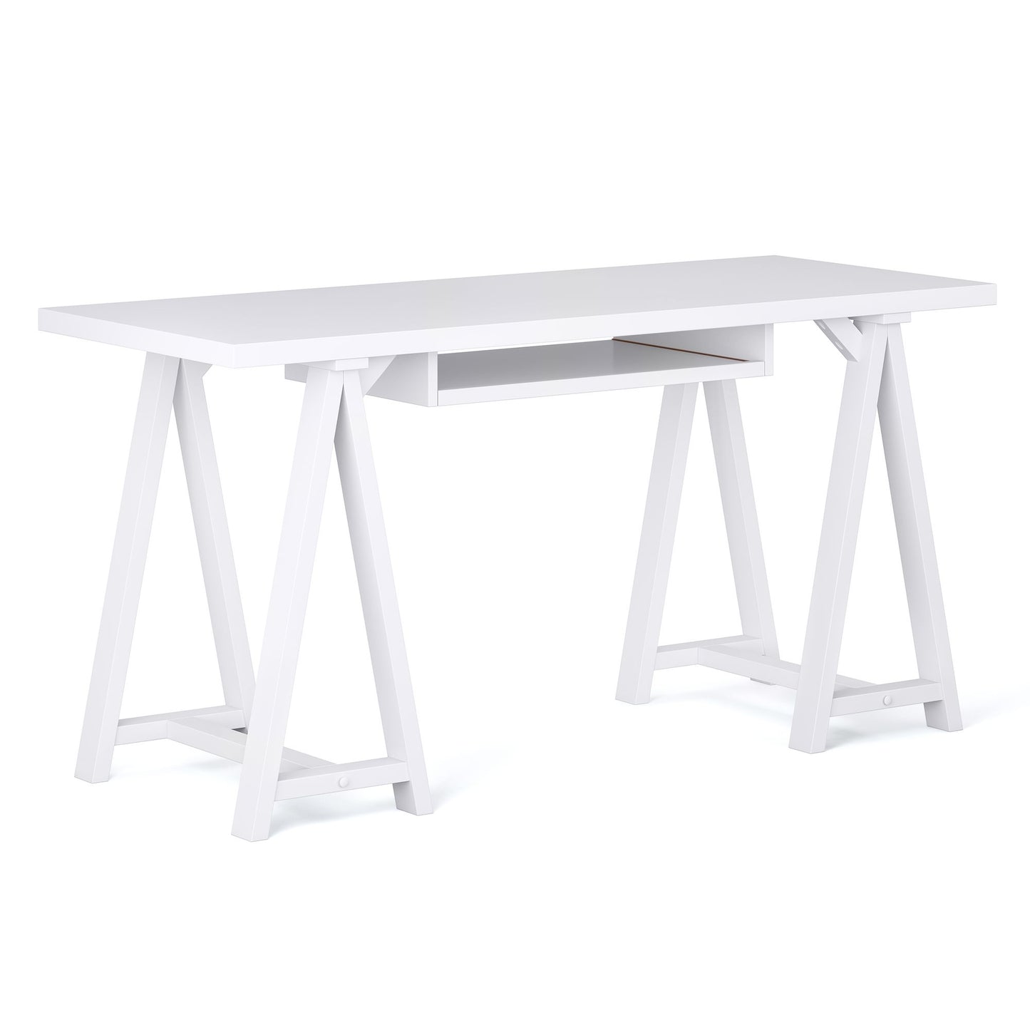 Sawhorse - Desk - White image 1