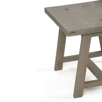 Sawhorse - End Table - Distressed Grey image 4