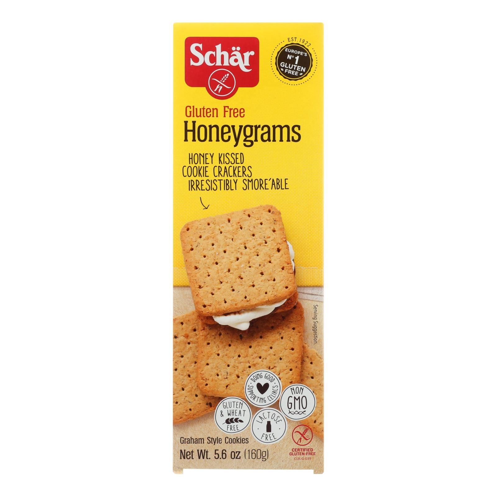 Schar - Crackers Honeygrams Gluten Free - Case Of 6-5.6 Oz image 1