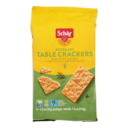 Schar - Crackers Rosemary Table - Case Of 5-7.4 Oz image 1