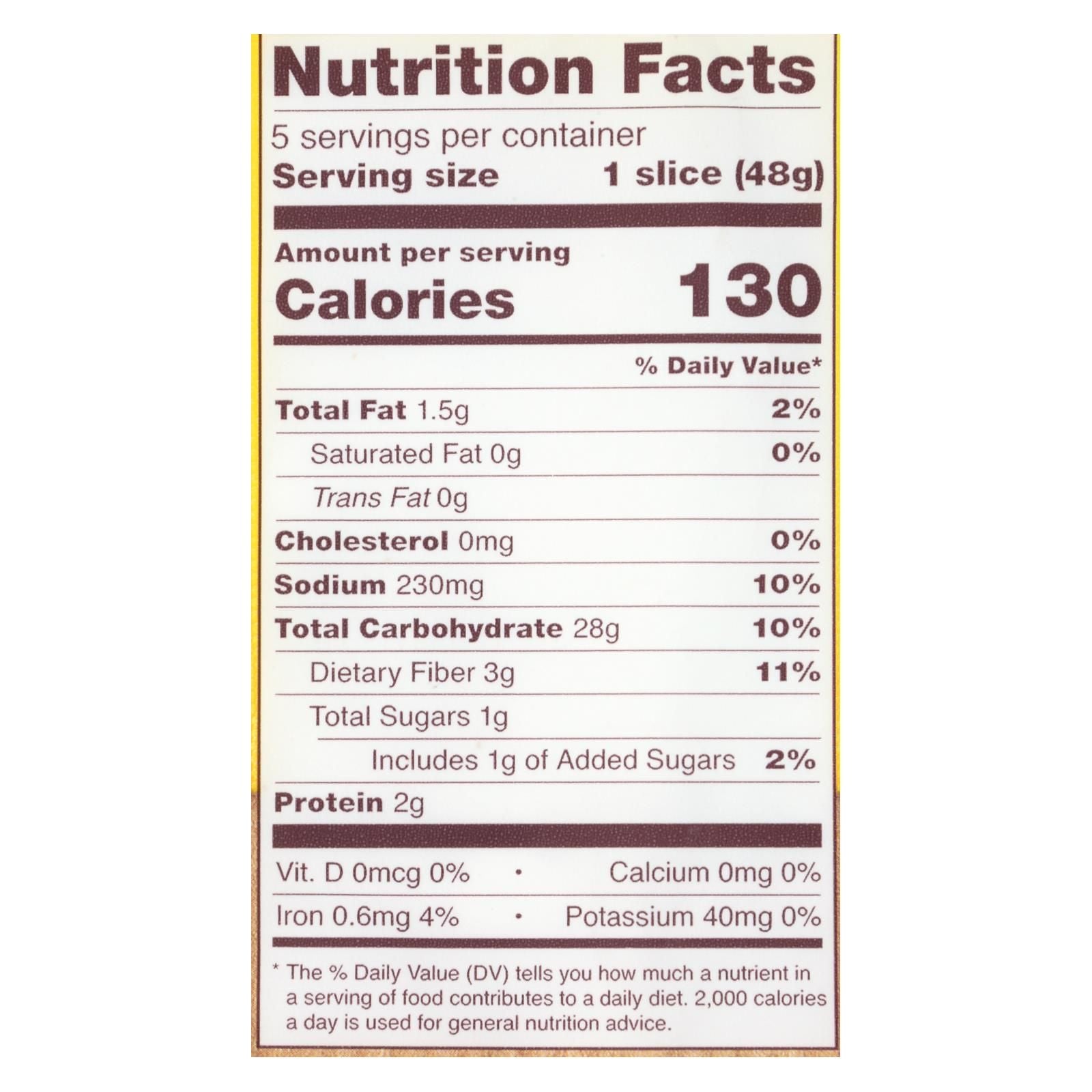 Schar Bread - Deli Style - Case Of 5 - 8.5 Oz image 2