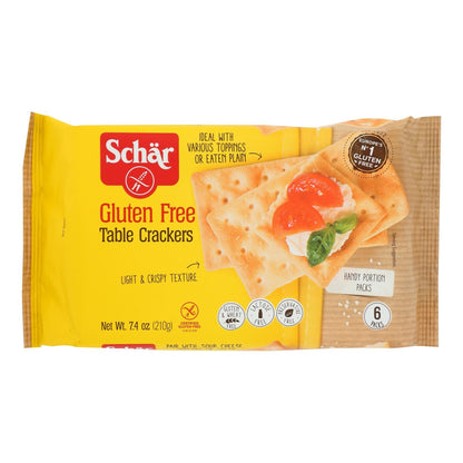 Schär Gluten Free Table Crackers - Case Of 5 - 7.4 Oz image 1