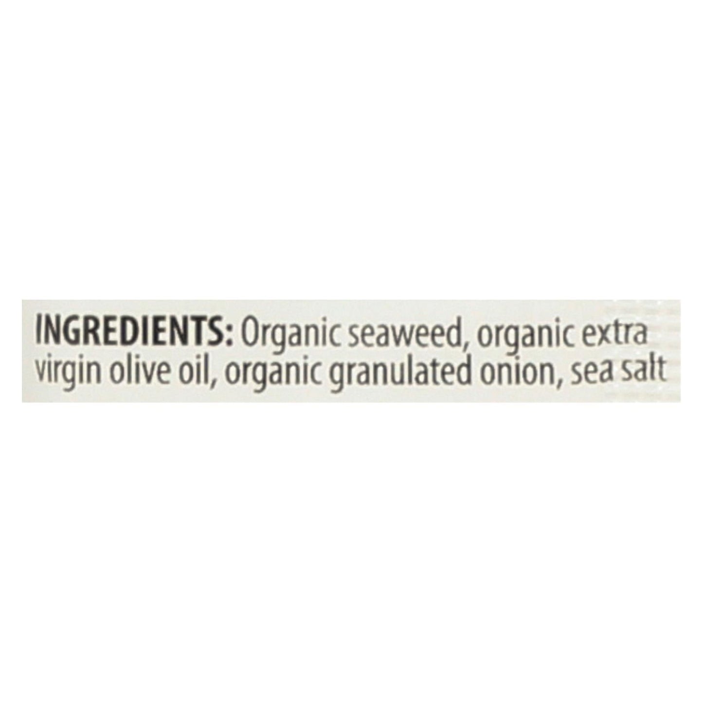 Seasnax Organic Premium Roasted Seaweed Snack - Toasty Onion - Case Of 24 - 0.18 Oz. image 3