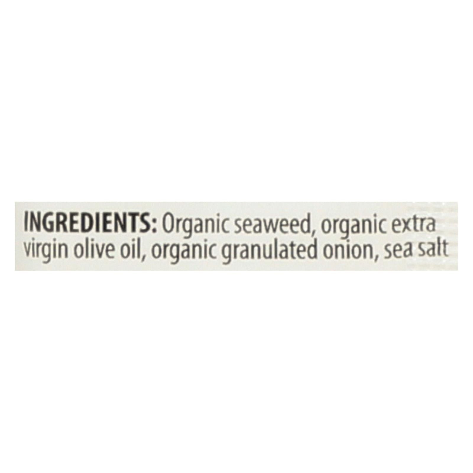 Seasnax Organic Premium Roasted Seaweed Snack - Toasty Onion - Case Of 24 - 0.18 Oz. image 3