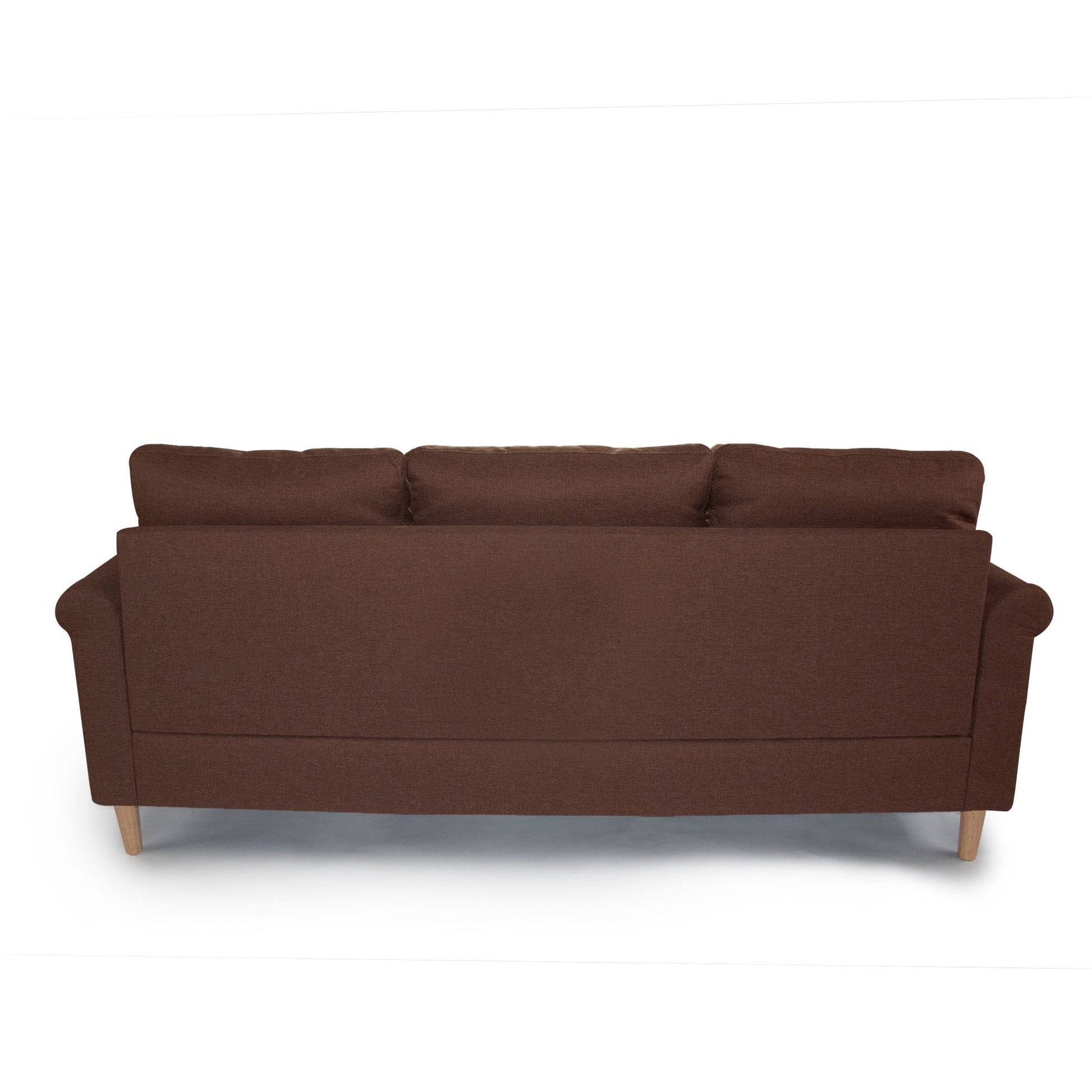 SECTIONAL SOFA in Black Faux Leather image 2
