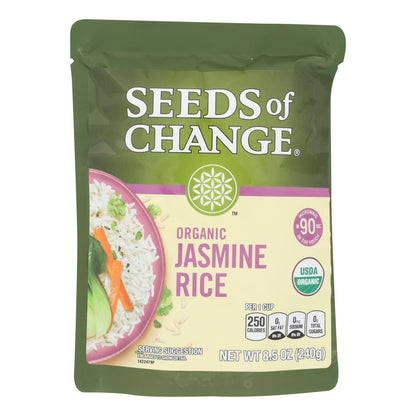 Seeds Of Change - Rice Aromatic Jasmine - Case Of 12 - 8.5 Oz image 1