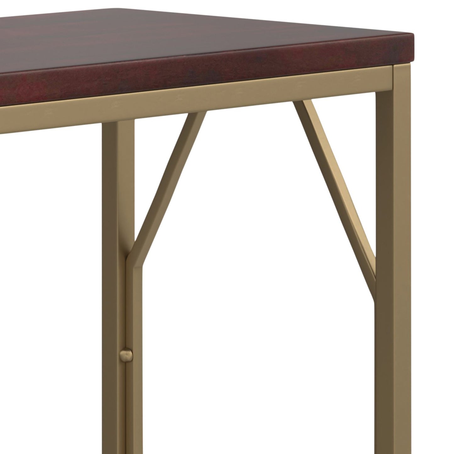 Selma - Metal and Wood Accent Table - Cognac image 6