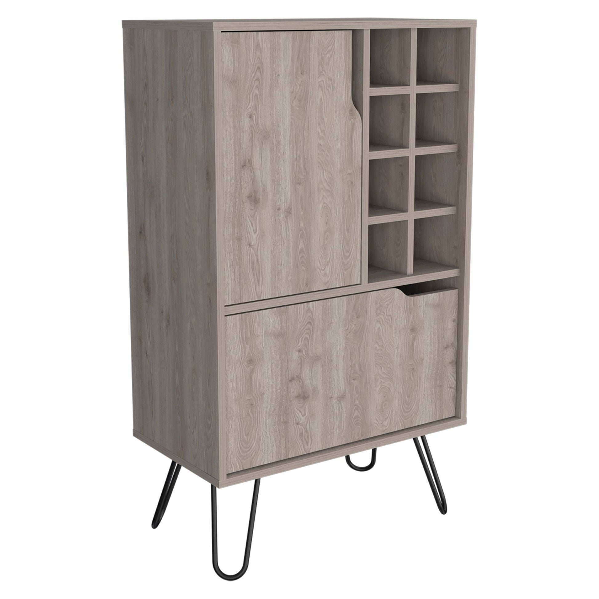 Serbia Kitchen Island, One Cabinet, Four Open Shelves image 1