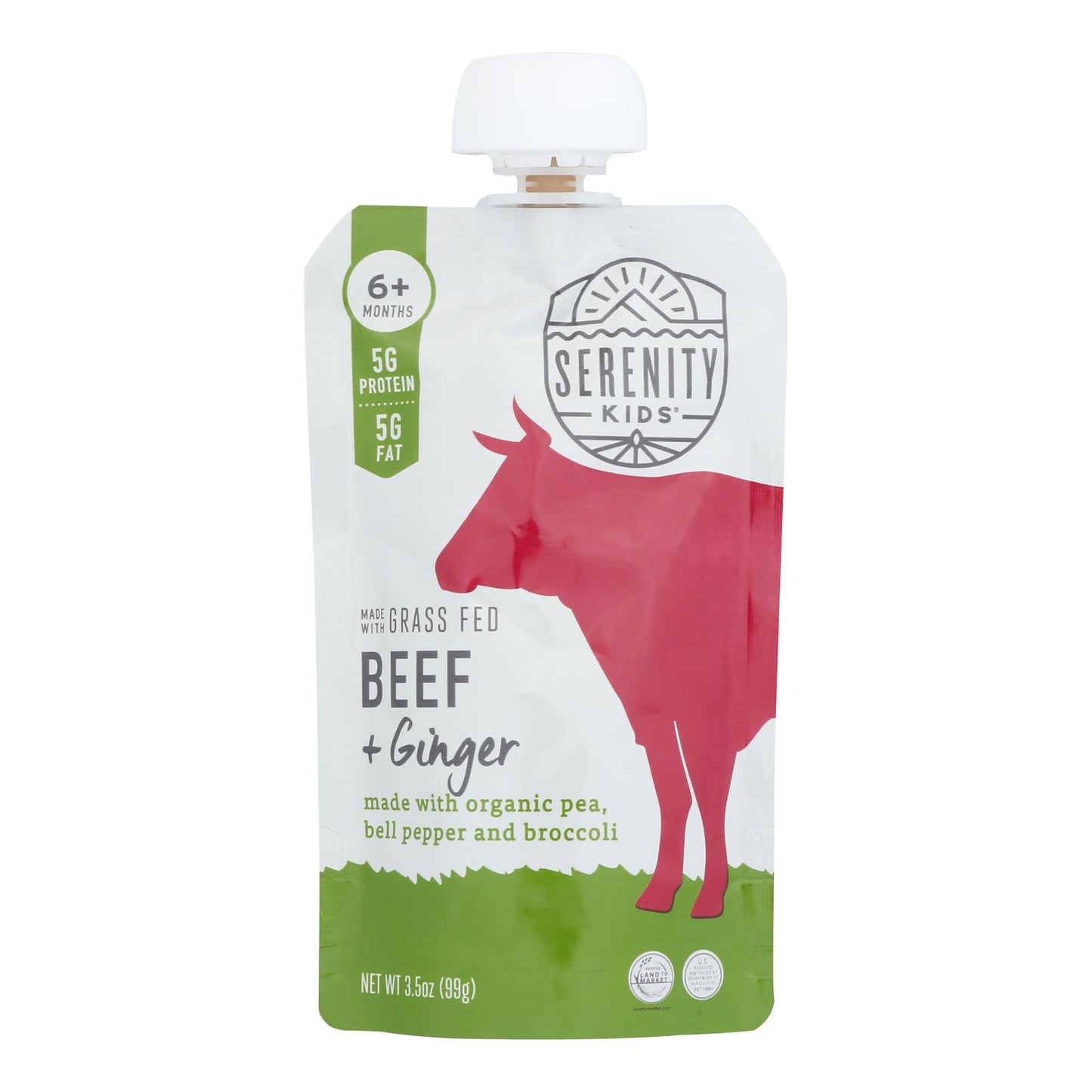 Serenity Kids - Pouch Beef Ginger - Case Of 6-3.5 Oz image 1