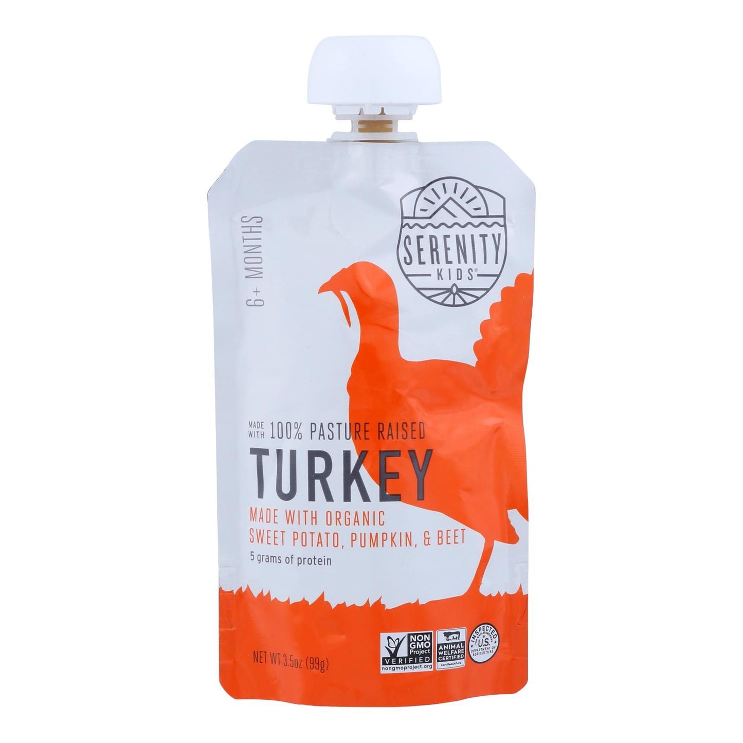 Serenity Kids Llc - Poch Turkey S Pot Pu Bt - Case Of 6-3.5 Oz image 1