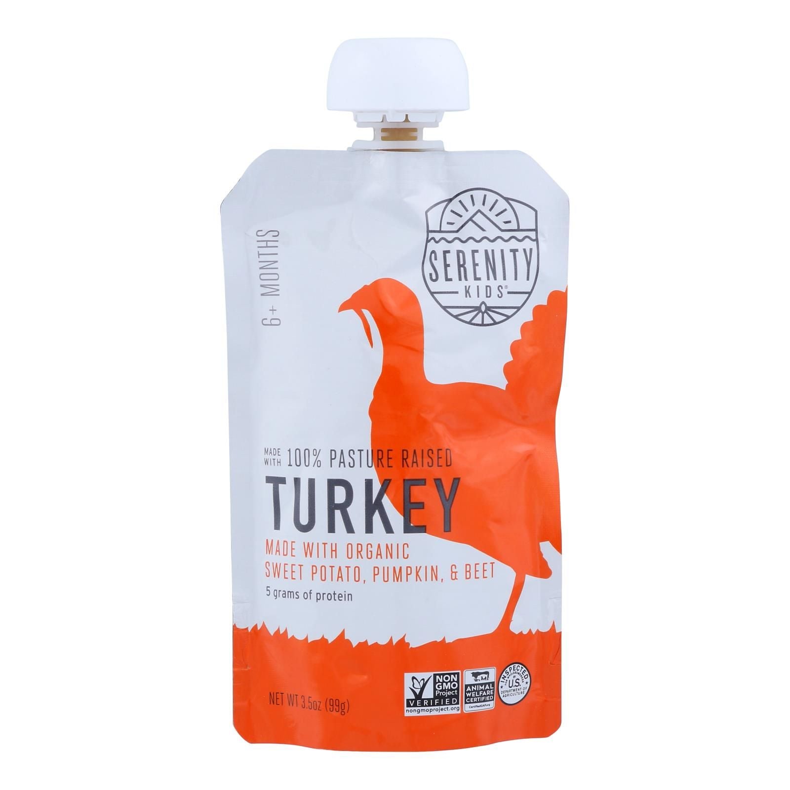 Serenity Kids Llc - Poch Turkey S Pot Pu Bt - Case Of 6-3.5 Oz image 1