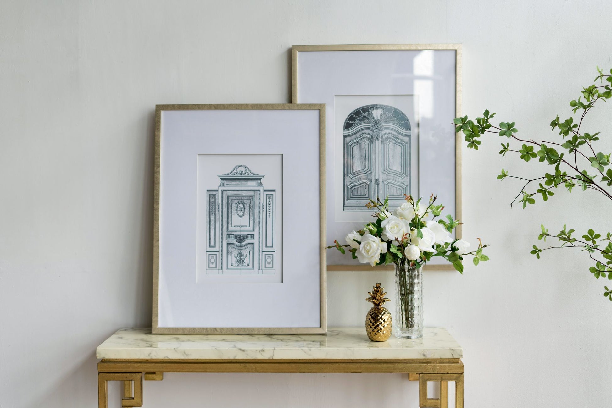 Set of 2 Fake Pencil Architectual Wall Art, Wall Decor Accent, 24" x 32" image 9