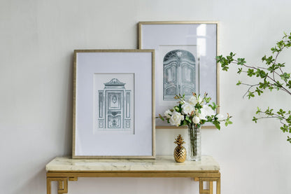 Set of 2 Fake Pencil Architectual Wall Art, Wall Decor Accent, 24" x 32" image 9