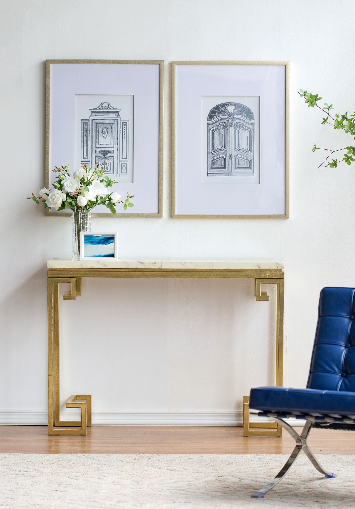 Set of 2 Fake Pencil Architectual Wall Art, Wall Decor Accent, 24" x 32" image 7