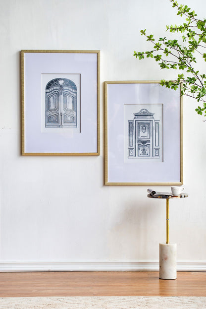 Set of 2 Fake Pencil Architectual Wall Art, Wall Decor Accent, 24" x 32" image 8