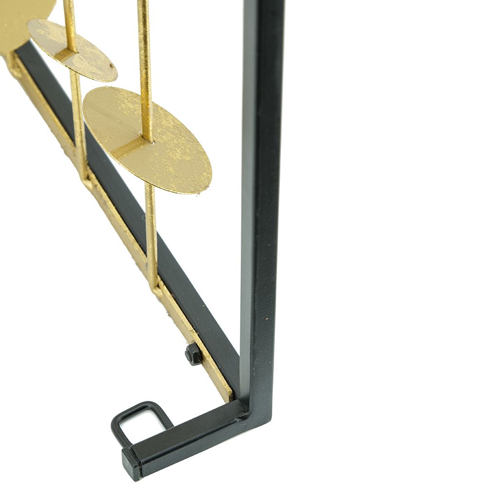 Set of 3 Metal Decorative Wall Art with Black Frame, Wall Decor for Living Room Bedrrom Entryway Office image 15