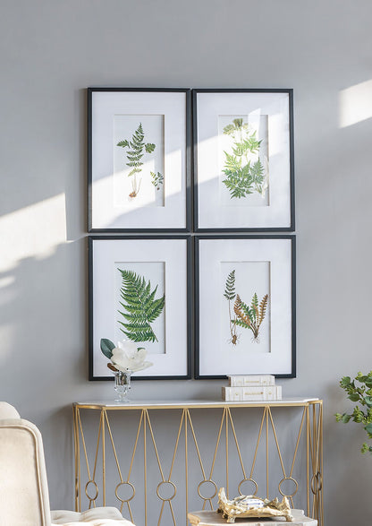 Set of 4 Botanical Black And White Fern Wall Art , Wall Decor for Living Room Dining Room Entryway, 20" x 28" image 6