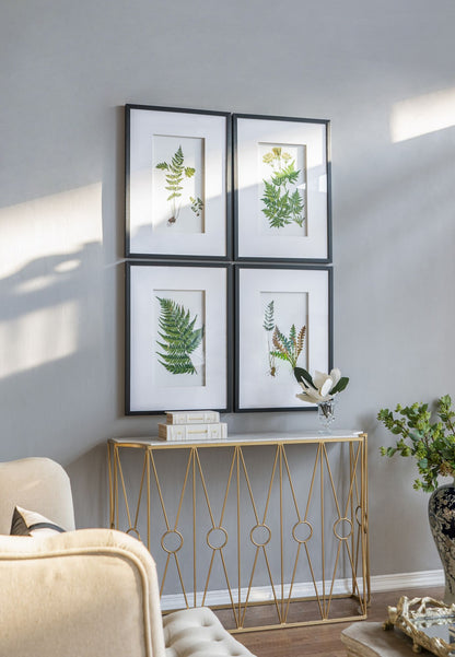 Set of 4 Botanical Black And White Fern Wall Art , Wall Decor for Living Room Dining Room Entryway, 20" x 28" image 13