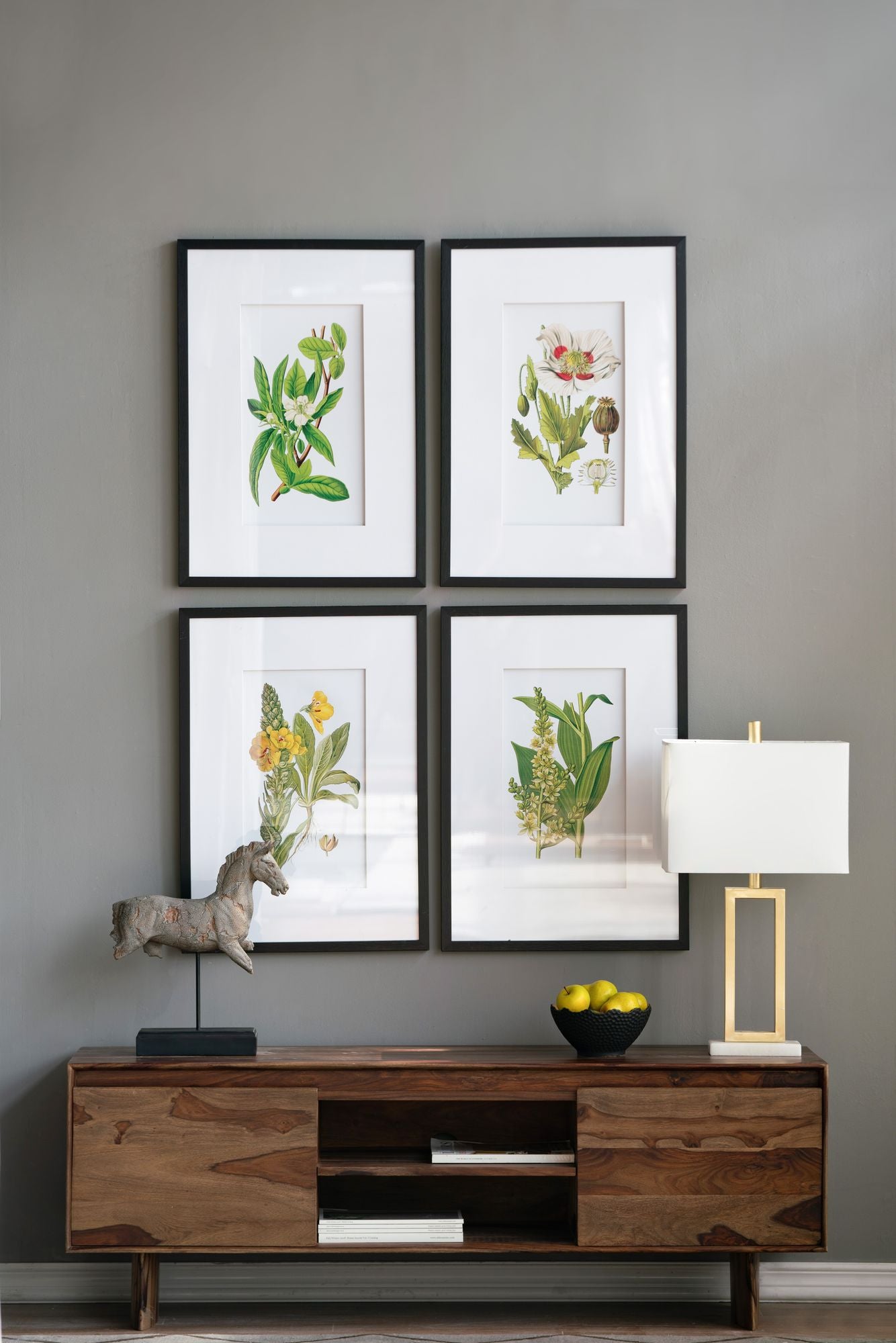 Set of 4 Botanical Flower Wall Art, Home Decor for Living Room, Dining Room, Bedroom, Hallway, 20" x 28" image 4
