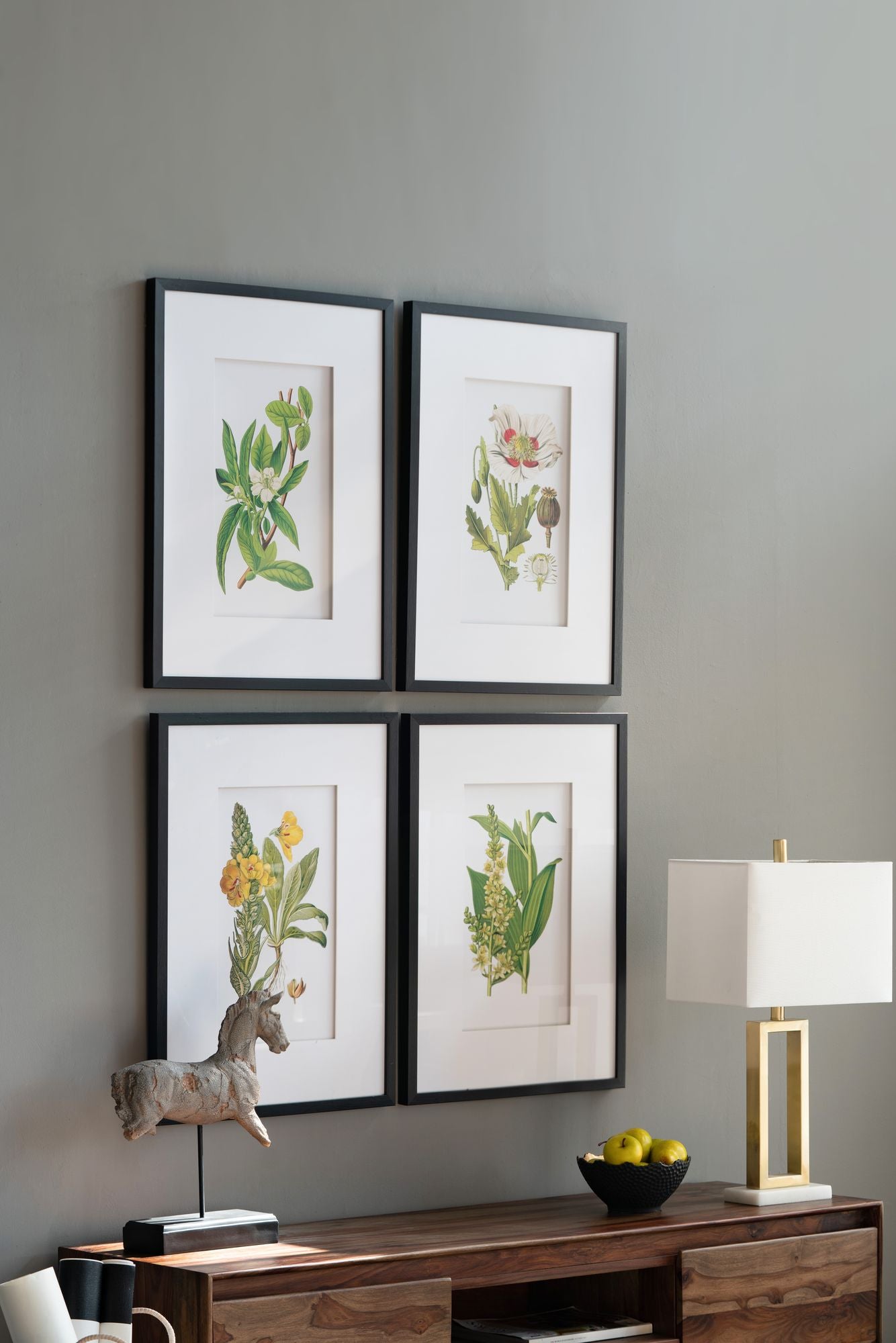 Set of 4 Botanical Flower Wall Art, Home Decor for Living Room, Dining Room, Bedroom, Hallway, 20" x 28" image 7